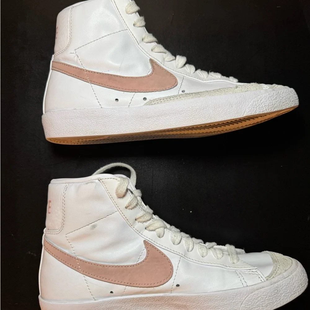 Nike Blazer Mid ’77 Vintage White Pink Women’s 6.5 - Picture 8 of 16